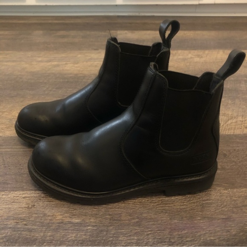 Red Wing Worx Electrical Hazard Steel Toe Black Boots Size minimal scuffing toe